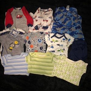 Baby boy bundle of clothes